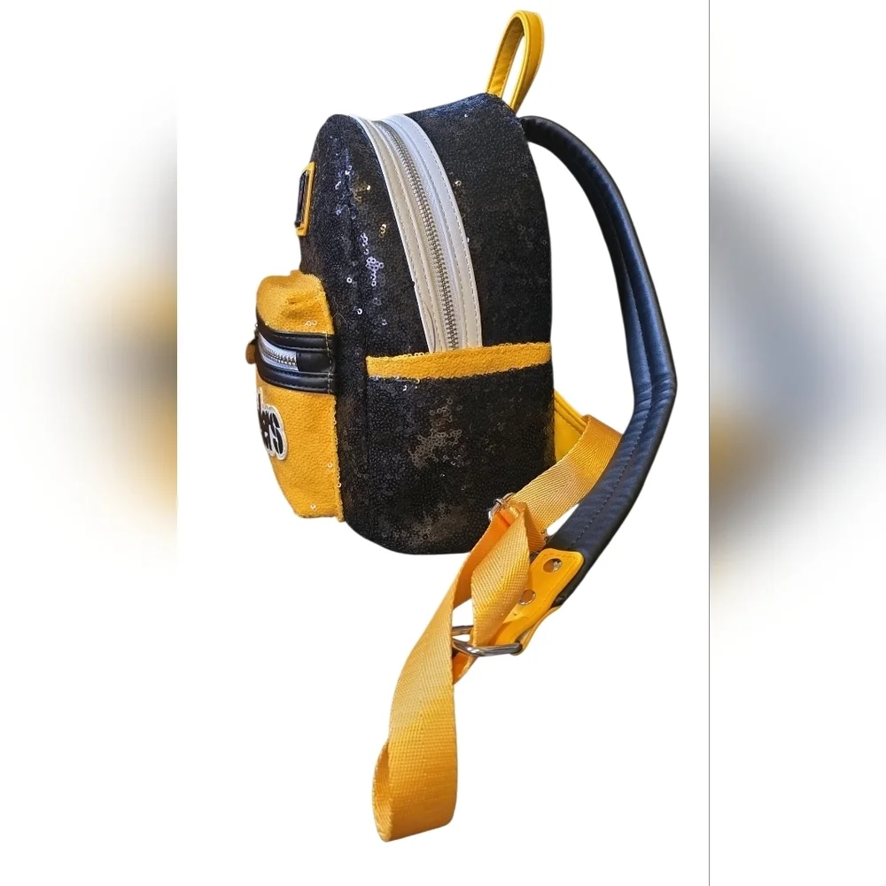 Loungefly NFL Pittsburgh Steelers Sequin Mini Backpack
